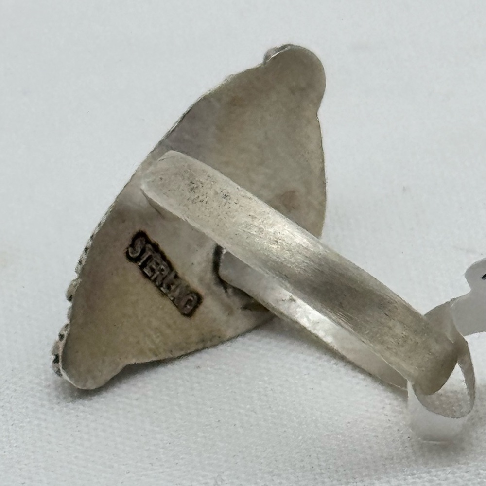 Turquoise Silver Ring - image 2